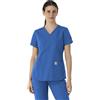 Carhartt Maglia da Donna Force con Scollo a V a 5, Reale, M