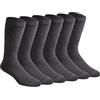Dickies Calzini Dri-Tech con Controllo dell'umidità, Carbone (6 Paia), L Uomo