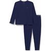 Tommy Hilfiger BT LS Jersey PJ Set Cuffed UM0UM03723 Set Uomo Blu, XXL, Blu (Preppy Navy), XXL