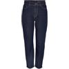 Noisy may Nmmoni HW Ank Jeans Az366rw Noos, Denim Blu Scuro. Dettagli: Slavato, 26W x 32L Donna