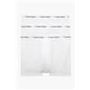 Calvin Klein Pantaloncini Boxer Confezione da 3 Uomo Low Rise Trunks Cotone Elasticizzato, Bianco (White), XL