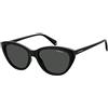Polaroid PLD 4080/S Occhiali, 807/M9 Black, 55 Donna