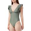 HAUTE PRESSION T8003 CO7, Costume Intero Donna, Kaki Clair,
