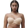 Chantelle ESSENTIALL, Reggiseno Bandeau Spalline Amovibili, Intimo Invisibile Donna, Beige Dore Light, 3B