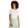Tommy Hilfiger Donna T-Shirt Maniche Corte Contrast Flag Tee con Scollo Rotondo