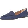 Amazon Essentials Mocassini Bassi Donna, Blu Marino Micro Scamosciato, 37.5 EU Larga