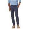 Amazon Essentials Chino Elasticizzati Comodi Slavati Skinny Uomo, Blu Marino, 31W / 34L