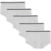 Amazon Essentials Slip in Cotone Traspirante Senza Etichette Uomo, Confezione da 5, Bianco, 3XL