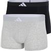 adidas Herren Unterwäsche Boxershorts 2er Pack-Trunk (2pk) -Active Flex Cotton Body Intimo, Assorted_4am020, XL Uomo