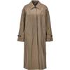 Tommy Hilfiger Donna Trench Cotton Nylon Impermeabile, Marrone (Tundra Brown), S-M