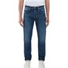 Replay Uomo Jeans Dritti Grover, Dark Blue, 36W x 32L