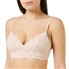 sloggi ZERO Lace 2.0 Longline Bra, Reggiseno, Donna, Marrone (Light Brown), XL