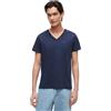 Tommy Jeans Tjm Original Jersey V Neck Tee Dm0dm04410 Top in maglia a maniche corte, Blu (Black Iris), XL Uomo