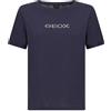 Geox Maglietta con Logo W T-Shirt, Blazer Blu Marine, S Donna