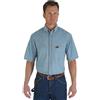Wrangler Riggs Workwear Camicia da Uomo, Azzurro, M