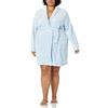 Amazon Essentials Vestaglia in Pile Ai Media Lunghezza (Taglie Forti Disponibili) Donna, Blu Chiaro, L