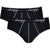 sloggi Uomo Start Midi C2P Box, Nero, 6