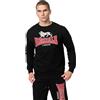 Lonsdale LAWINS Maglia di Tuta, Nero/Rosso/Grigio, XXXL Uomo