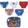 CERDÁ LIFE'S LITTLE MOMENTS Set di 5 Pezzi di Biancheria Intima e Beauty Case Paw Patrol - Mutandine in Cotone Morbido e Traspirante per Bambine, Regolabili e comode, con Stampe Disney, età 6-8 Anni