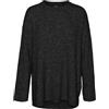 VERO MODA Vmpalma Noos-Pullover Lungo con Scollo a O Maglione, Nero, M Donna
