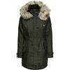 ONLY Parka Lungo da Donna ONLIRIS Parka Lungo, XS