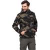 Brandit Teddy Windbreaker Uomo Giacca a Vento Nero 100% Poliestere