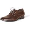 Amazon Essentials Scarpa Derby Uomo, Marrone Scuro, 39.5 EU