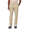 Amazon Essentials Pantaloni Cargo Elasticizzati e Aderenti (Disponibili nelle Taglie Big & Tall) Uomo, Marrone Kaki, 34W / 28L