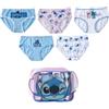CERDÁ LIFE'S LITTLE MOMENTS Set Composto da Slip Stitch e Beauty Case - Intimo da Bambina, in Morbido Cotone Traspirante, Slip Disney Regolabili e Comodi, età 6-8 Anni