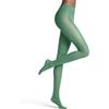 Falke Matt Deluxe 30 DEN W Ti trasparenti velati tinta unita 1 pezzo, Collant Donna, Turchese Oceangreen 7506, S
