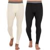 Fruit of the Loom - Recycled Premium Waffle Thermal Underwear Bottom (1, 2, 3, And 4 Packs), Pantaloni Pigiama Uomo