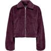 ONLY Onldana Life Faux Fur Jacket Cc OTW - Giacca da donna, Mauve Wine, x_s