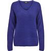 Only Onlcamilla - Maglione da Donna con Scollo a V L/S Knt Noos, Bluing/Dettaglio: Melange, M