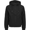 JACK & JONES Bestseller A/S JJEBASIC - Giacca softshell da uomo, taglia 3XL, colore: Nero, Nero, XXXL