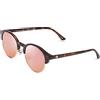 CLANDESTINE - Occhiali da Sole Sferico 9 Habana Rose by Elsa Pataky - Lenti HD Nylon Rosa e Montatura in PC+ e Acciaio Inox - Occhiali Unisex - Smart Vision Technology - Più Nitidezza e Meno Riflessi