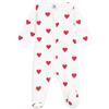 Petit Bateau A0dqb - Abbigliamento da Notte Unisex per Bambini, Confezione da 1, Marshmallow/Terkuit, 0 Mois