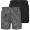 Schiesser 2 Pack Boxershorts Baumwolle Jersey Weich Multipack-Jerseyboxer Boxer a Pantaloncino, Assortiti 5_182427, 5 Uomo