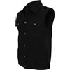 Urban Classics Denim Vest Uomo Gilet azzurro Regular