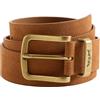 Levi's Mens Red TAB Mainline Bovine Leather Belt, Caramel Cafe, 115, Caramel Cafe, 115 cm