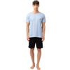 Fila Pigiama Uomo Corto 100% Cotone, Biancheria da Notte Uomo - Turchese Taglia XL