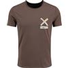 KEY LARGO KEYLARGO Splash Round T-Shirt, Mud Brown (1607), M Uomo