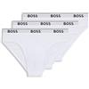 BOSS Lettera 3P Power Mutande, White 100, M Uomo