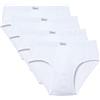 Abanderado Confezione da 4 Slip Corti Linea Original in Cotone 100% Uomo x4