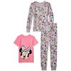 Amazon Essentials Disney | Marvel | Star Wars Set Pigiama Bambine e ragazze, Rosa/Grigio, Minnie/Tenera, 5 anni