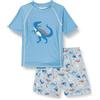 Playshoes Dino, Set di Costume a Maglietta Kinder Unisex, Blau Set Dino,