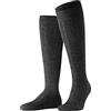 FALKE Teppich Im Schuh M Kh lana al ginocchio tinta unita 1 paio, Calzini lunghi Uomo, Grigio Anthracite Melange 3080, 43-44