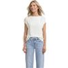 Street One Maglietta con Spalle Scoperte con fronces, Colore: Bianco Sporco, Taglia 44