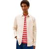 Tommy Jeans Uomo Camicia Original Stretch Slim Fit, Beige (Gulf Sand), XXL