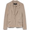 Vero Moda Donna VMJULIA LS Blazer Jrs Noos 10154123, Visone Argenteo, 48