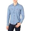 Amazon Essentials Camicia in Denim a Maniche Lunghe Regular Fit Uomo